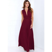 Load image into Gallery viewer, Maxi Club Red Dress Bandage Long Dress